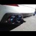BMW F10 5 Series 2011+ Burnt Roll Tip Megan Racing Exhaust